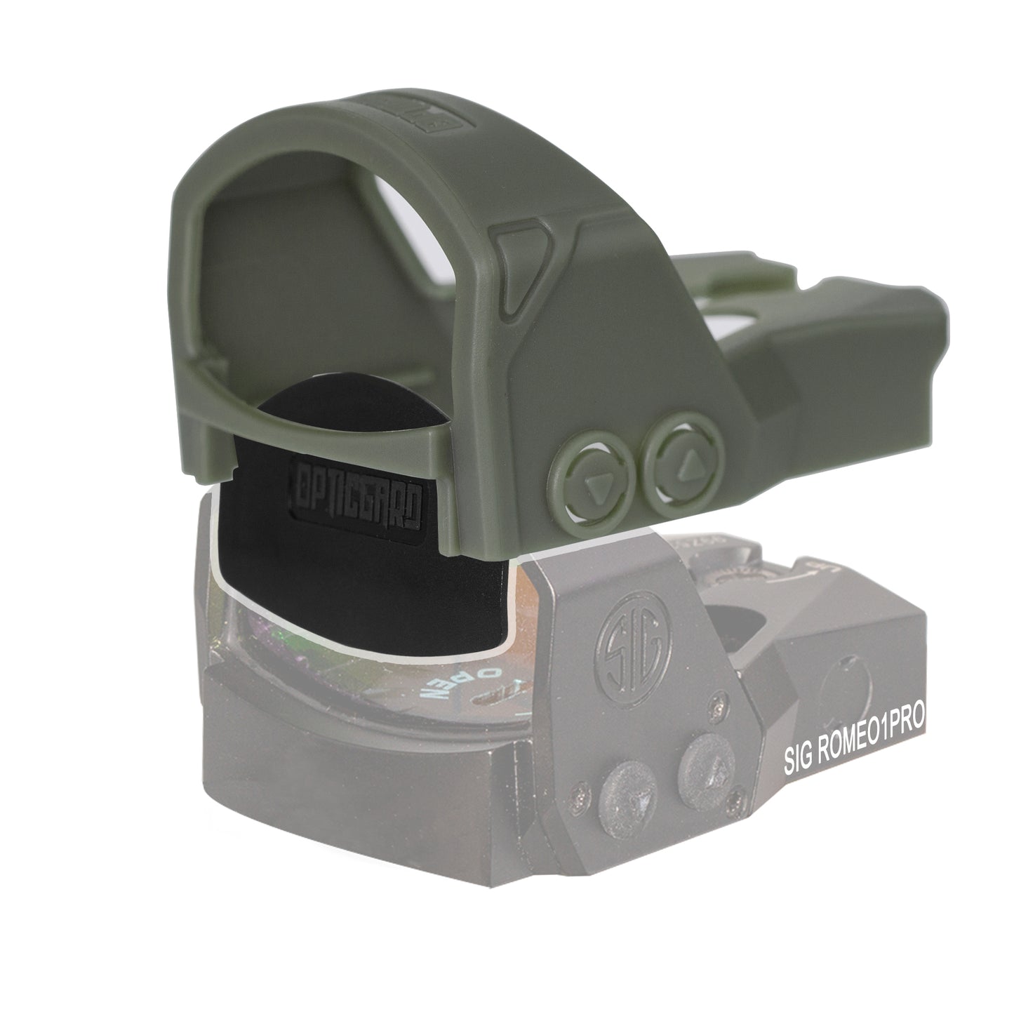 OpticGard Scope Cover for Sig Sauer® ROMEO1PRO OD Green