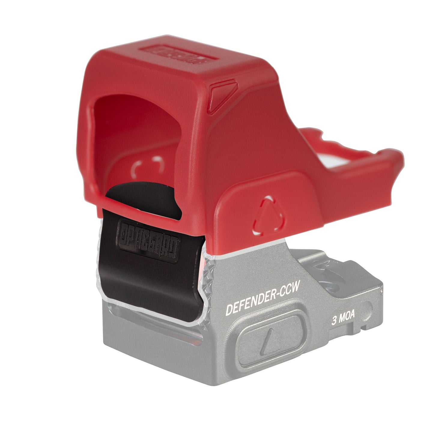 OpticGard Scope Cover for Vortex Defender CCW Passion Red