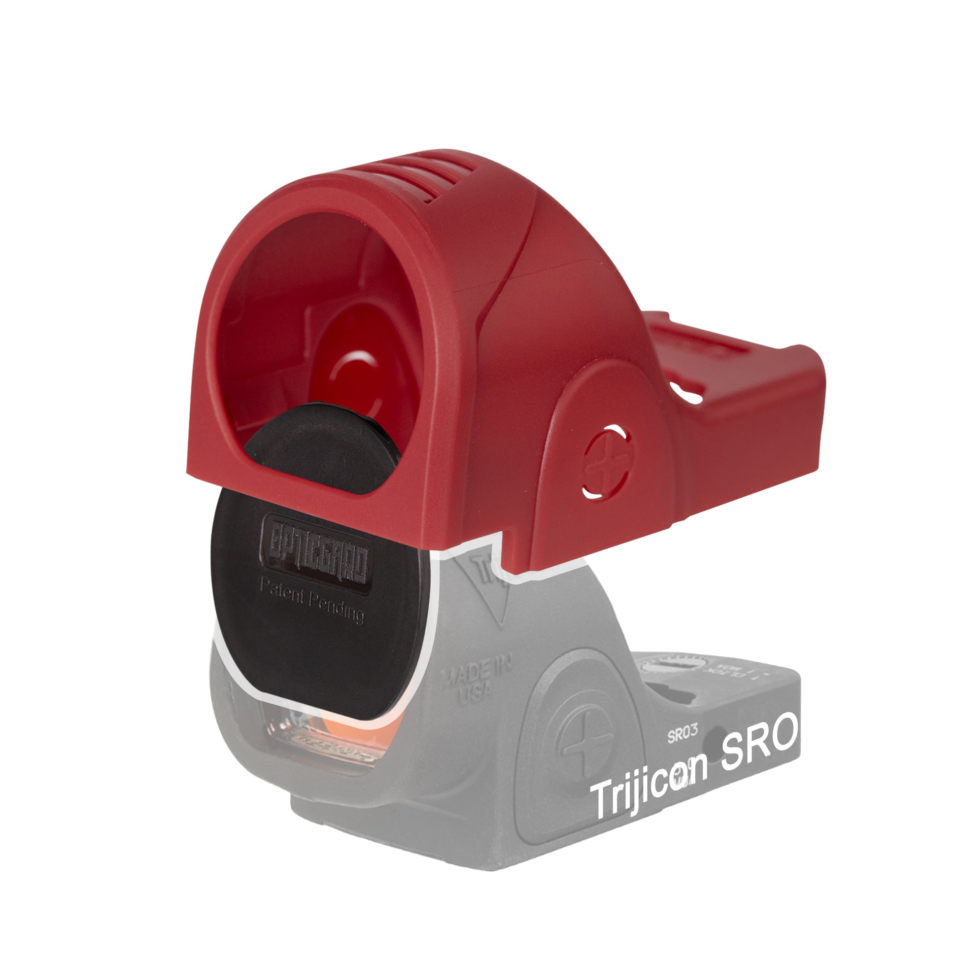 OpticGard Scope Cover for Trijicon® SRO Passion Red