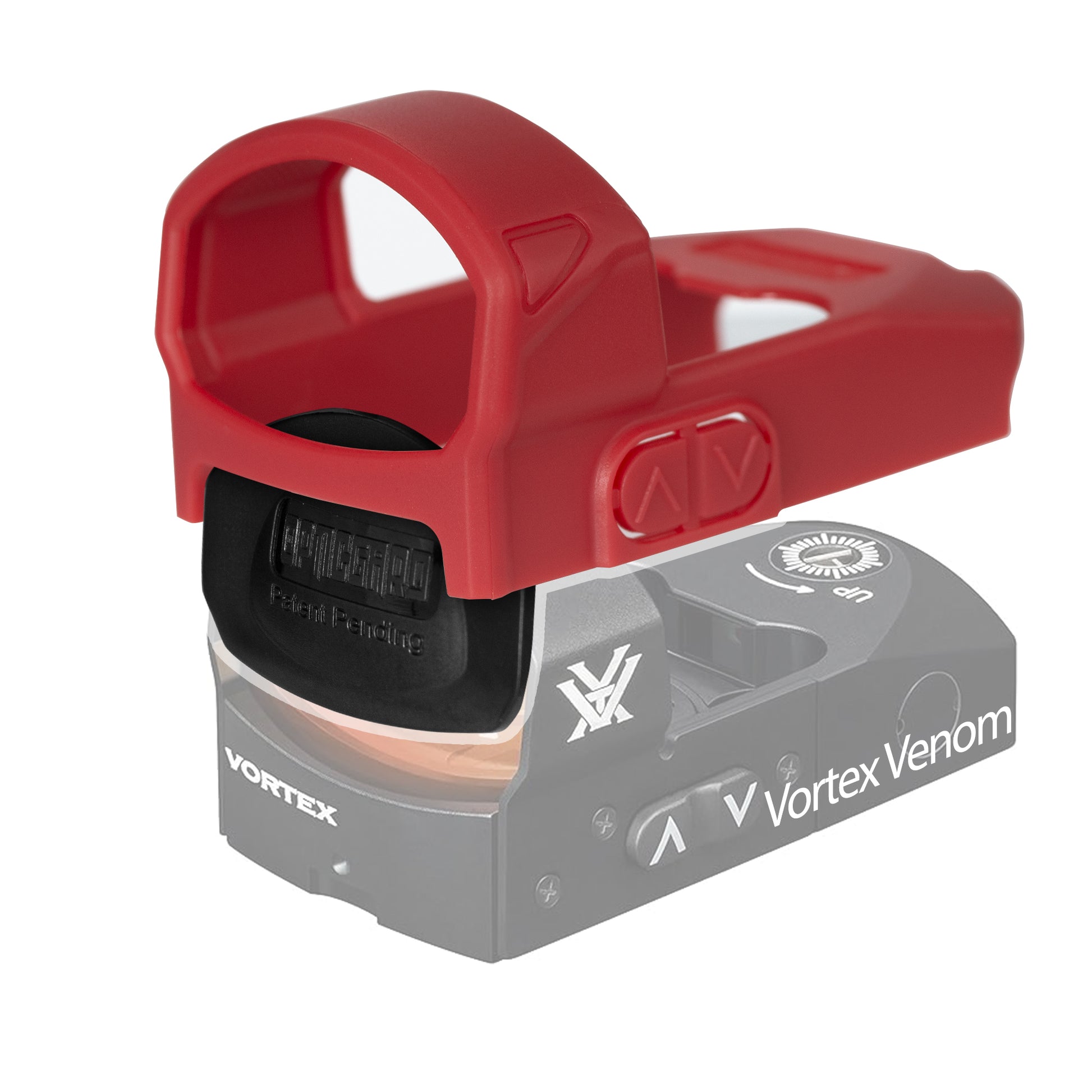 OpticGard Scope Cover for Vortex Venom Passion Red