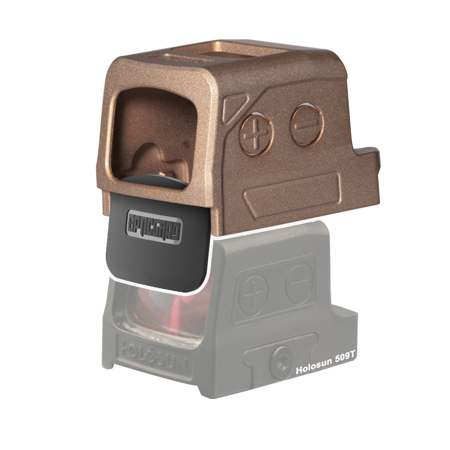 OpticGard Scope Cover for Holosun® 509T - OpticGard® Rose Gold Cover