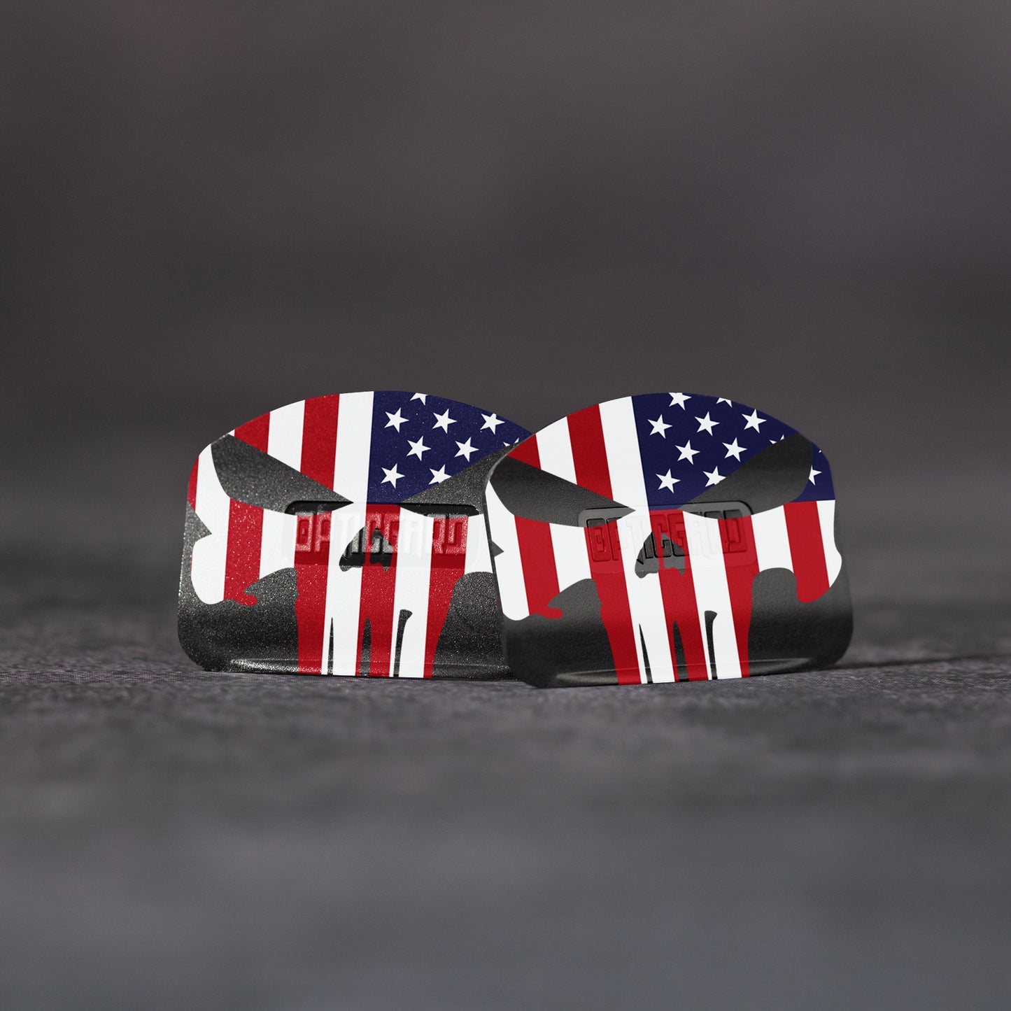 OpticGard Training Lens for Leupold® Deltapoint Pro US Flag Skull