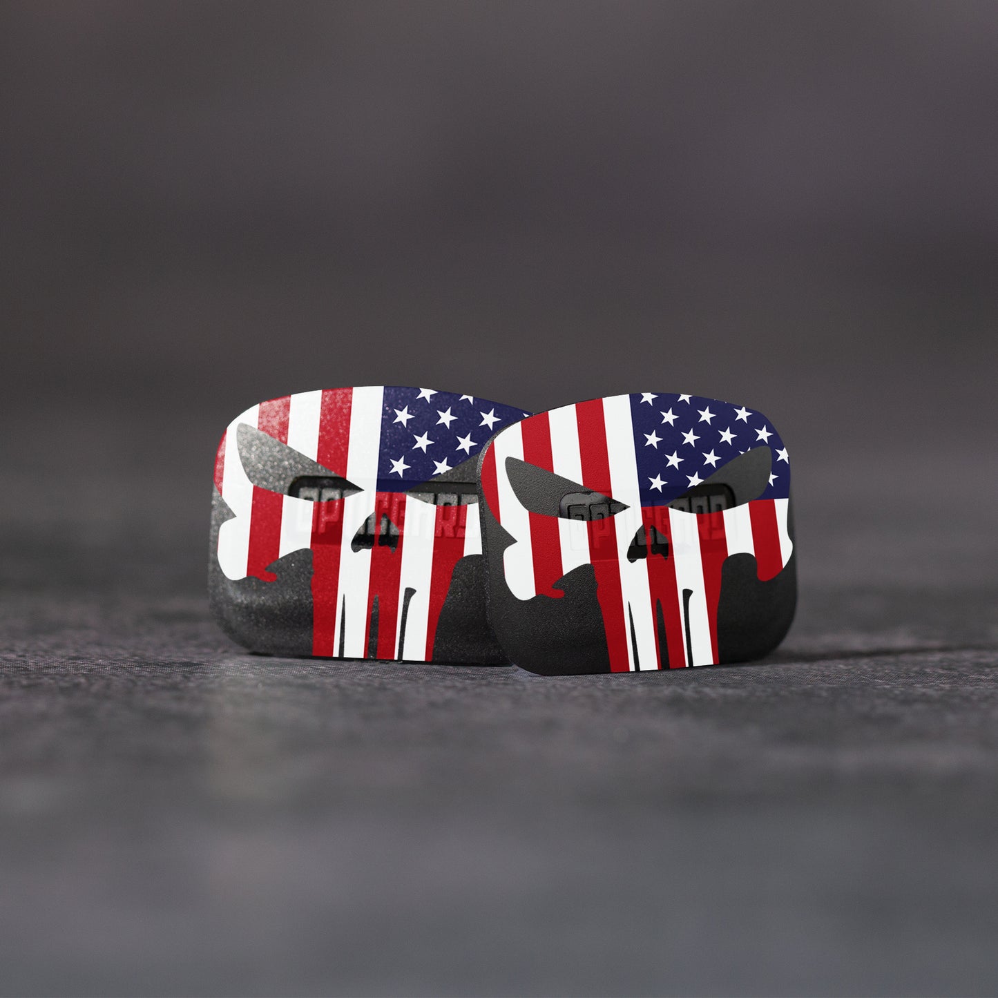 OpticGard Training Lens for Holosun® SCS 320 US Flag Skull