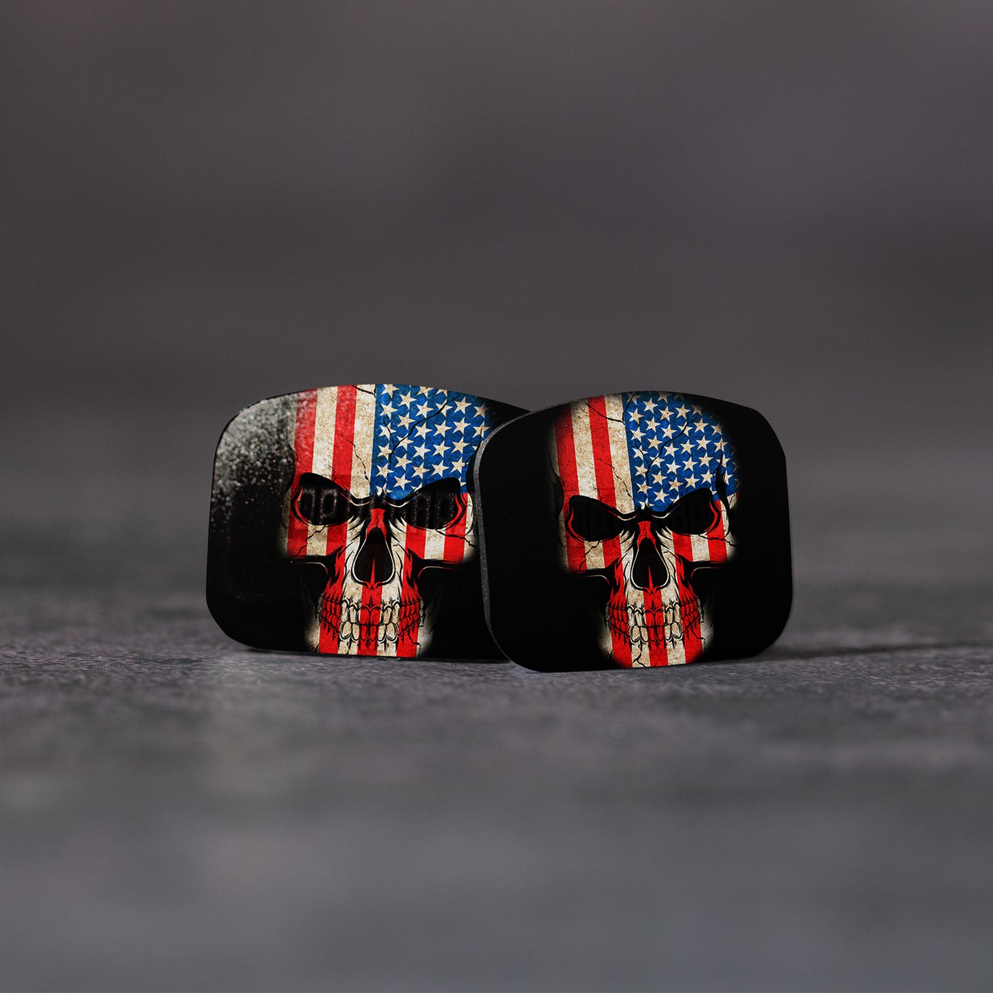 OpticGard Training Lens for Holosun® SCS 320 US Flag Skull Second Design