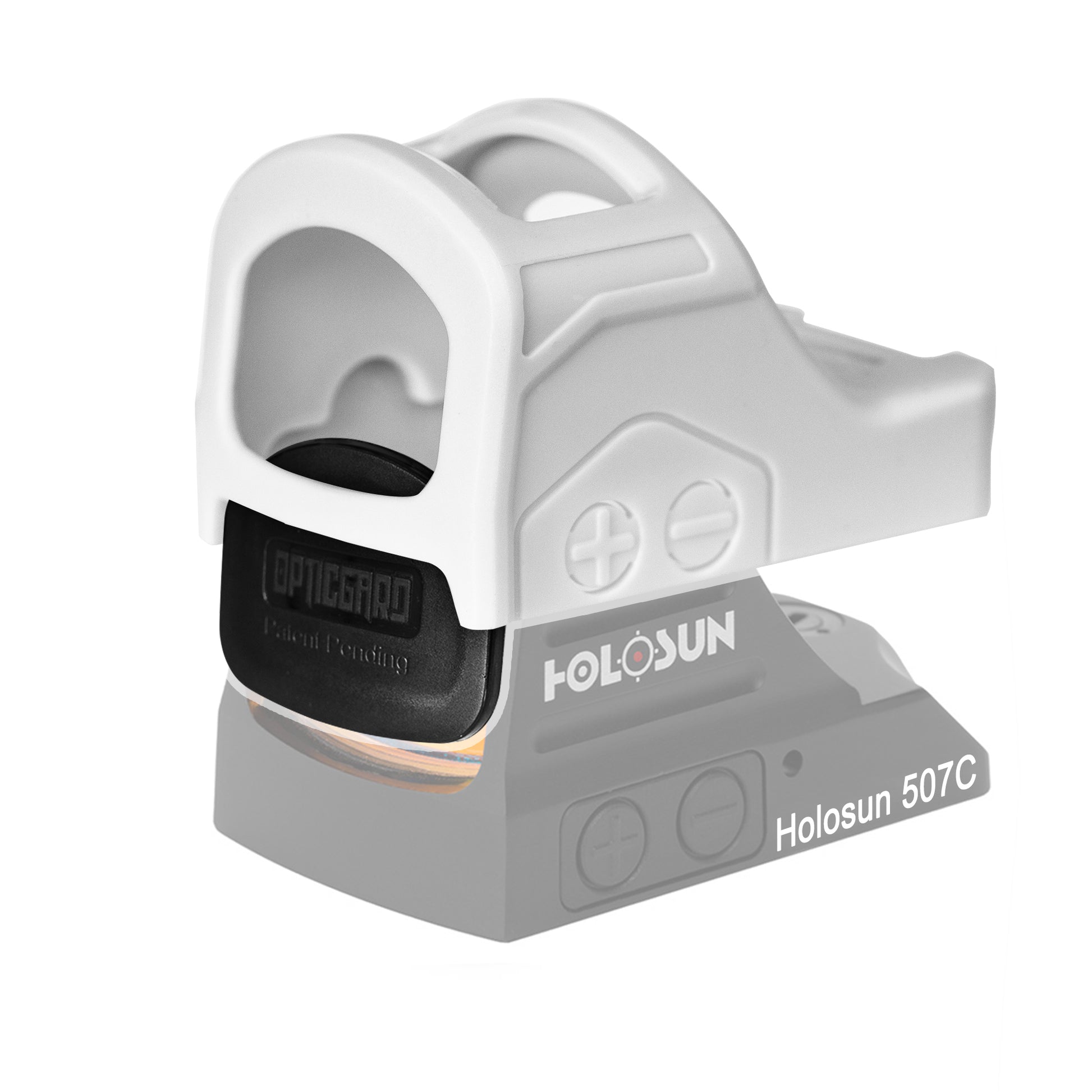 OpticGard Scope Cover for Holosun® 507C White