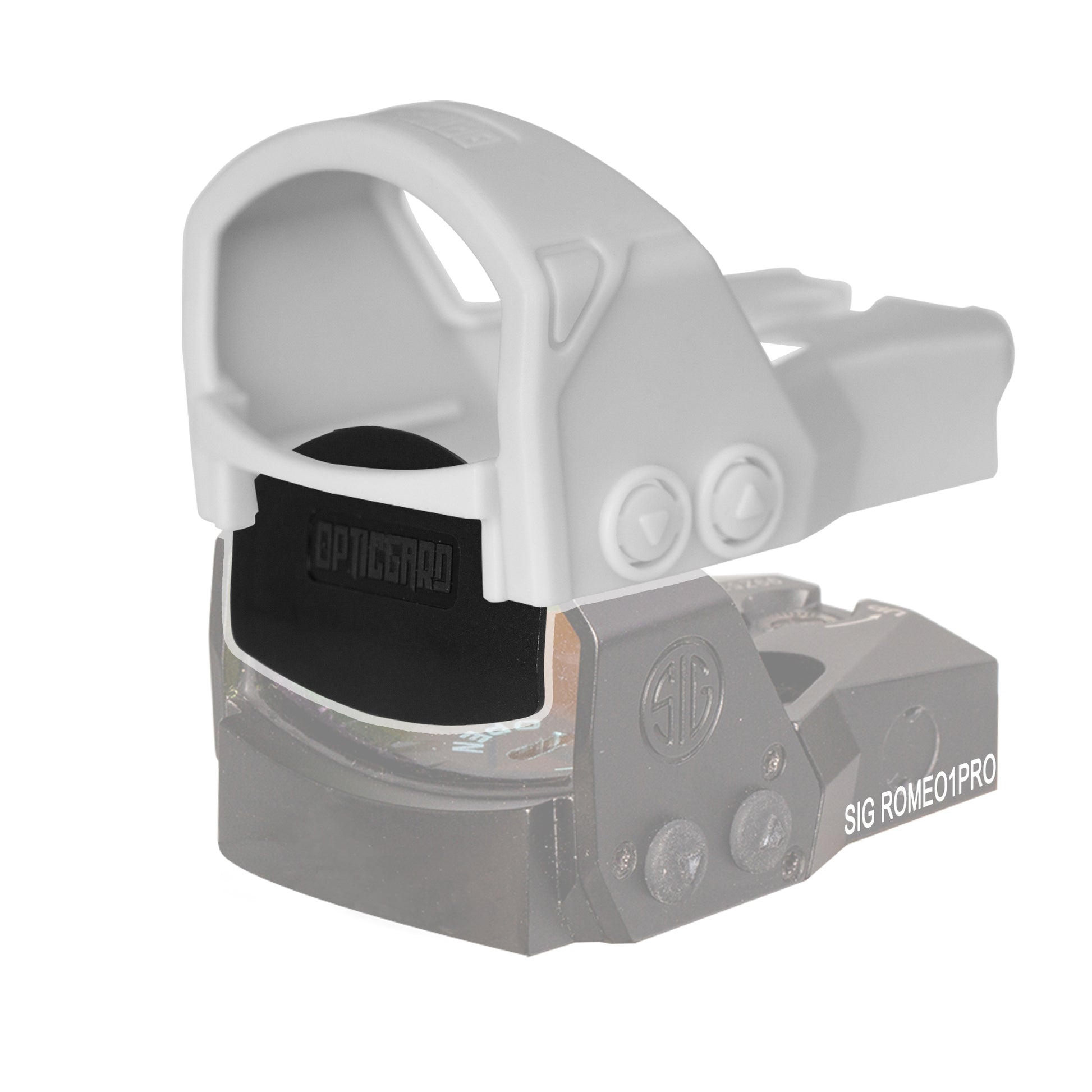 OpticGard Scope Cover for Sig Sauer®  ROMEO1PRO White