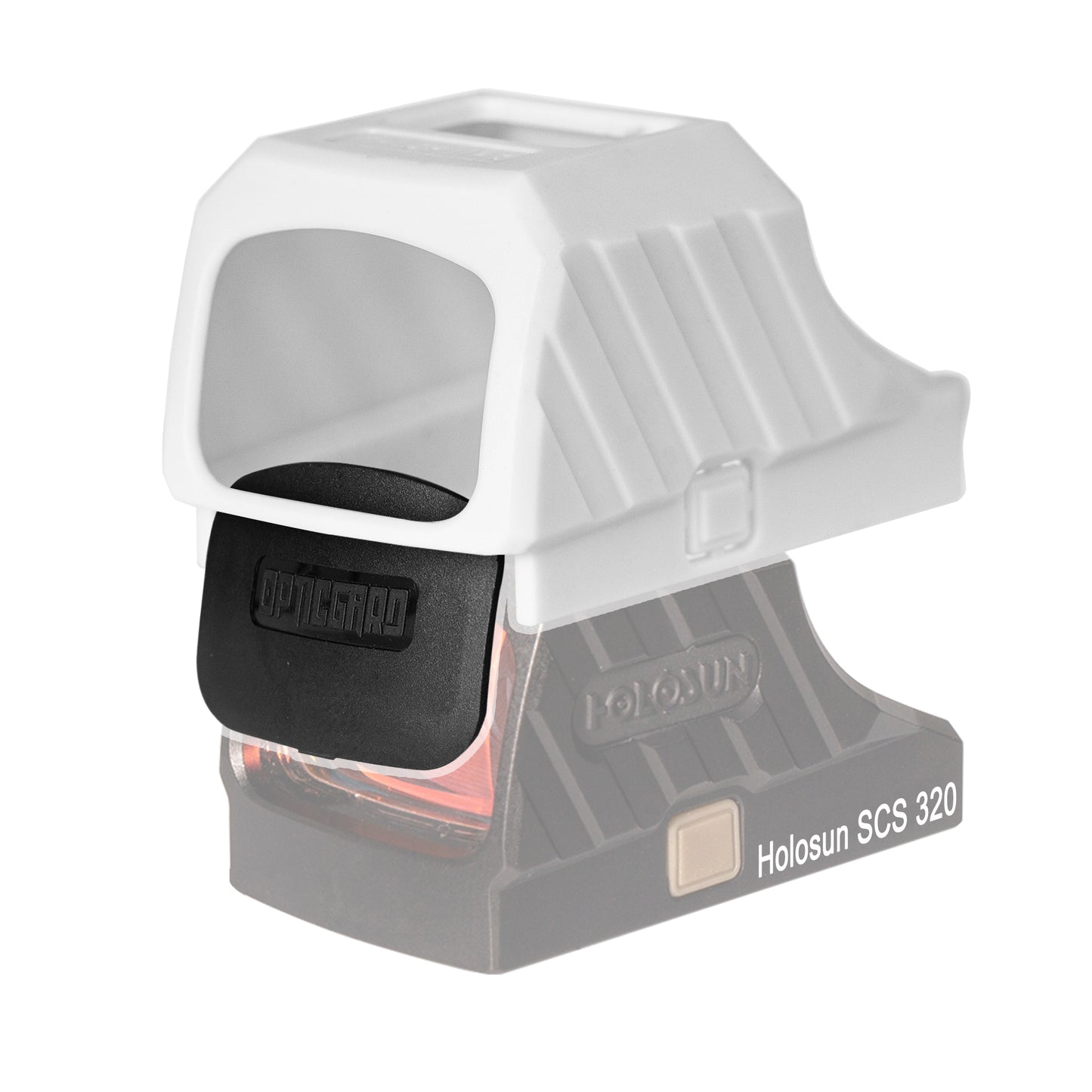 OpticGard Scope Cover for Holosun® SCS 320 White