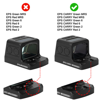 Holosun EPS Models Comparison