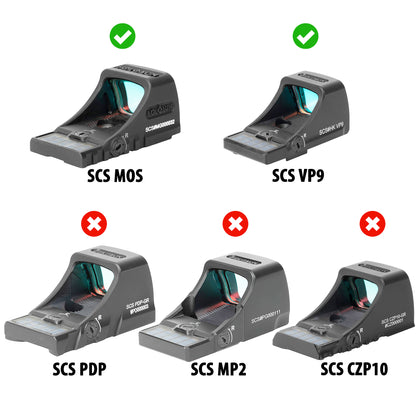 OpticGard Training Lens for Holosun® SCS MOS/VP9 - 2 Pack