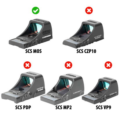 GlareGard® Anti-Reflective Lens for Holosun® SCS MOS