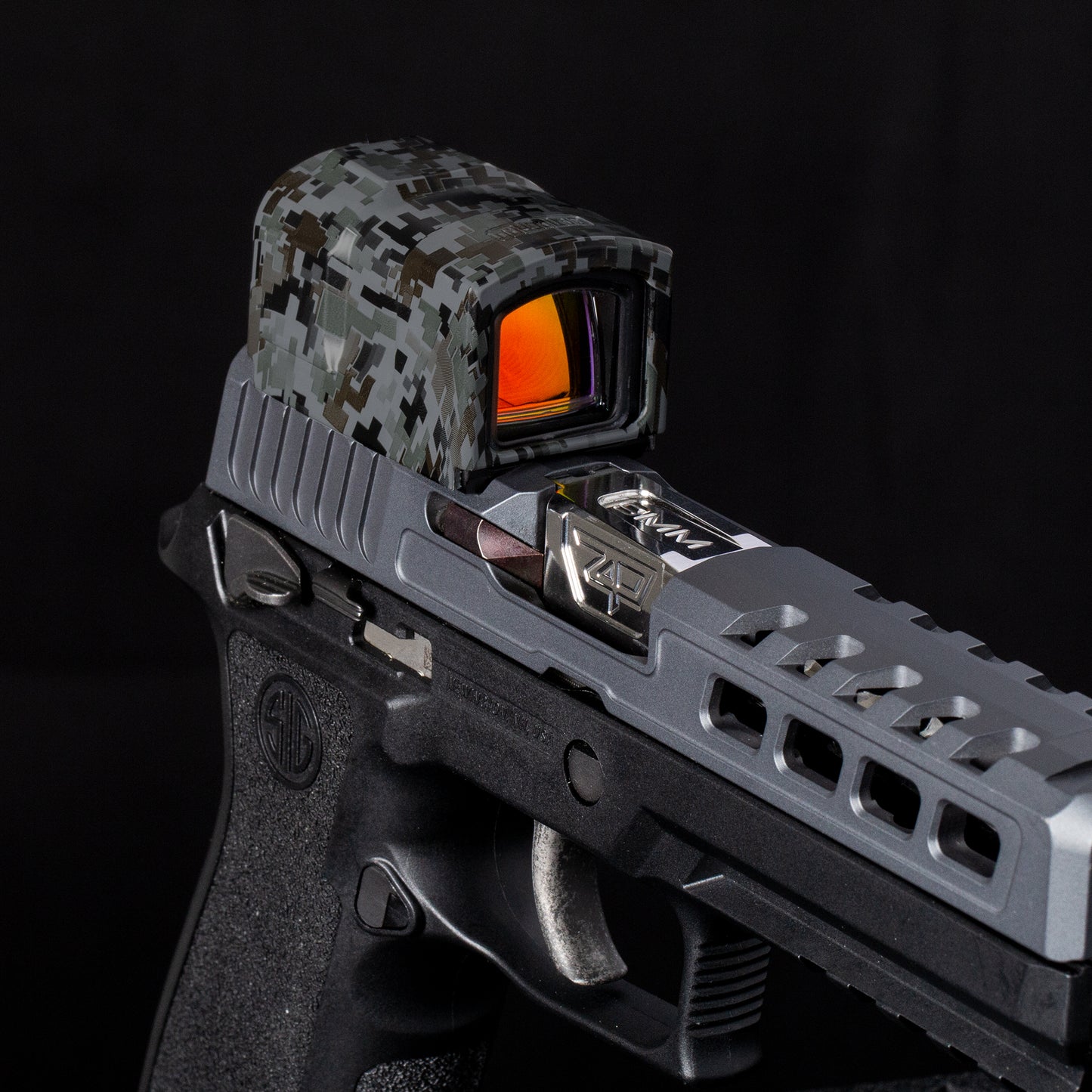 OpticGard Scope Cover for Aimpoint® Acro P-2 Gunmetal Gray Camo