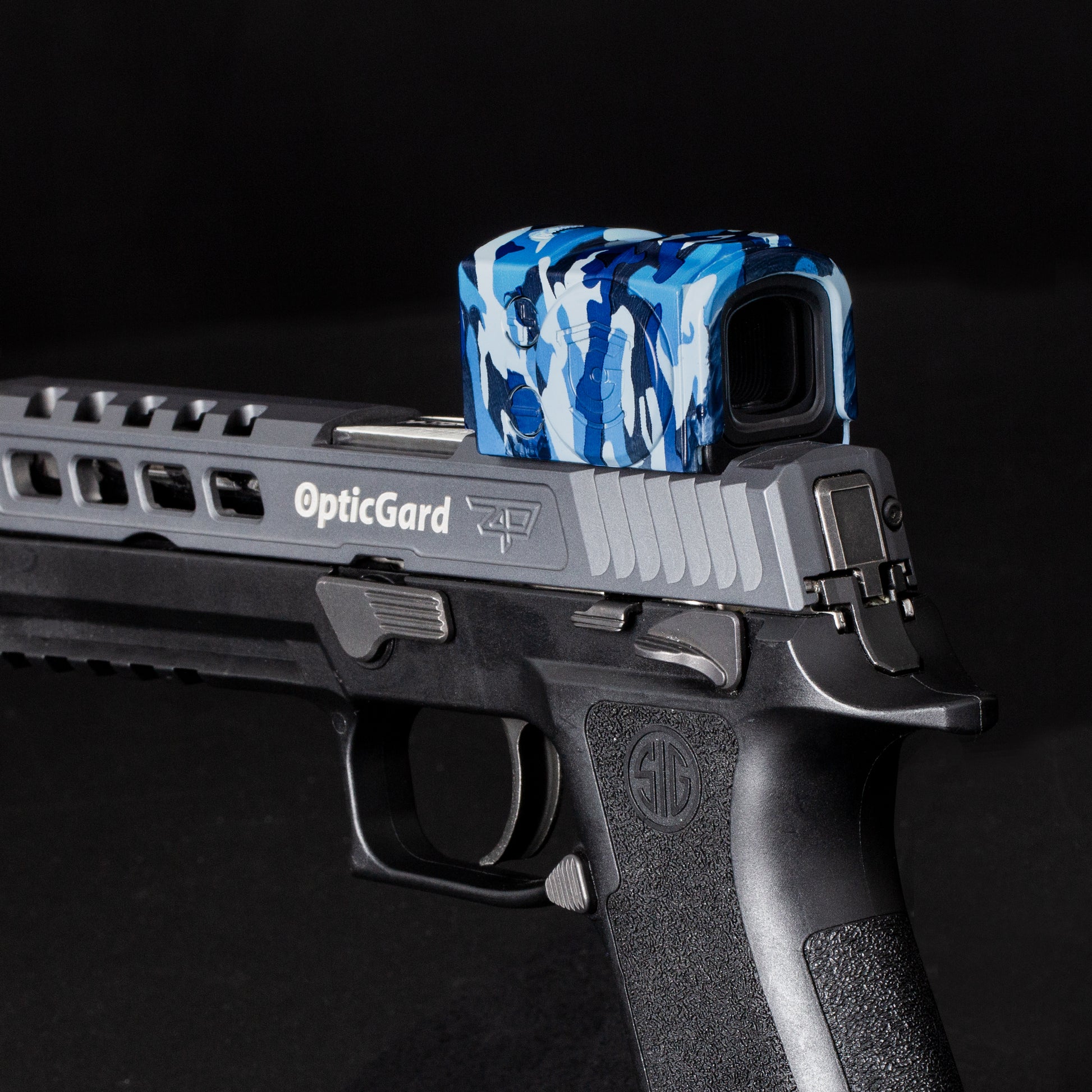 OpticGard Scope Cover for Aimpoint® Acro P-2 Navy Blue Camo