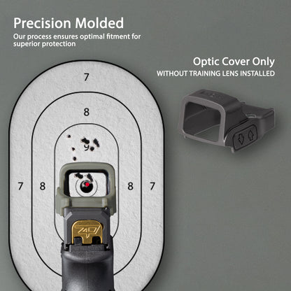 OD Green OpticGard Scope Cover for Eotech® EFLX - Rear View Without Training Lens Installed