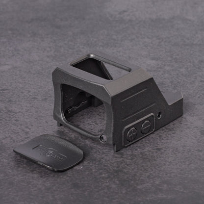 Black OpticGard Cover for Holosun 507CX3 on a gray textured background