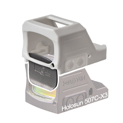 White OpticGard Cover for Holosun 507CX3