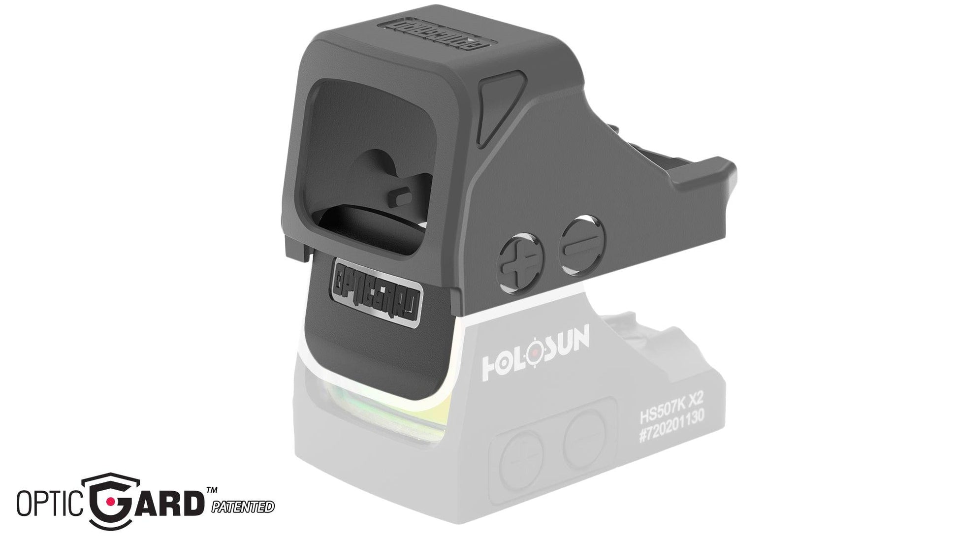 Holosun 507K-X2/407K-X2 Gunmetal Gray Scope Cover by OpticGard