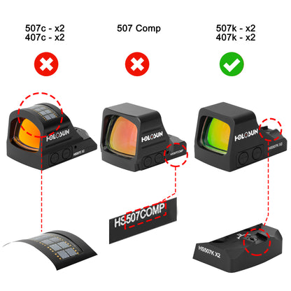 Holosun 507 Models Comparison