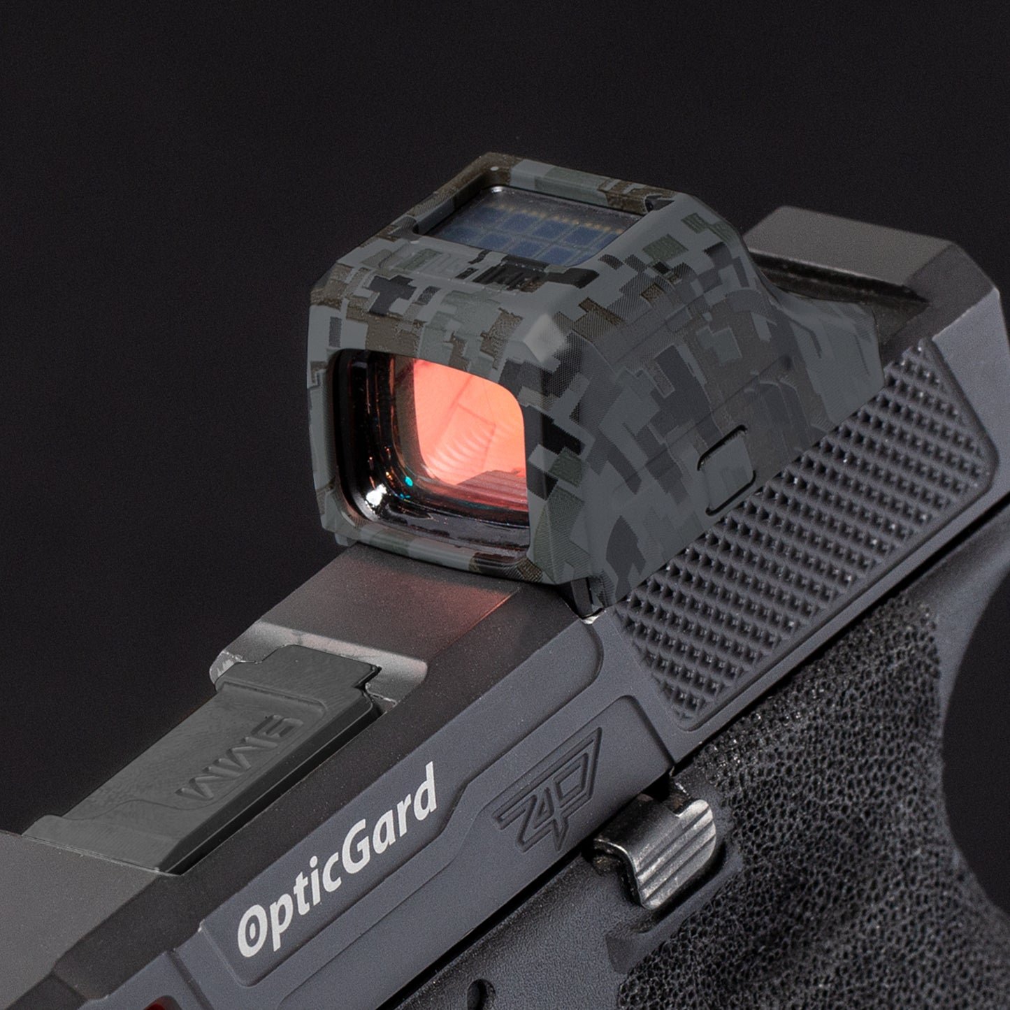 OpticGard Scope Cover for Holosun® SCS Carry Gunmetal Gray Camo