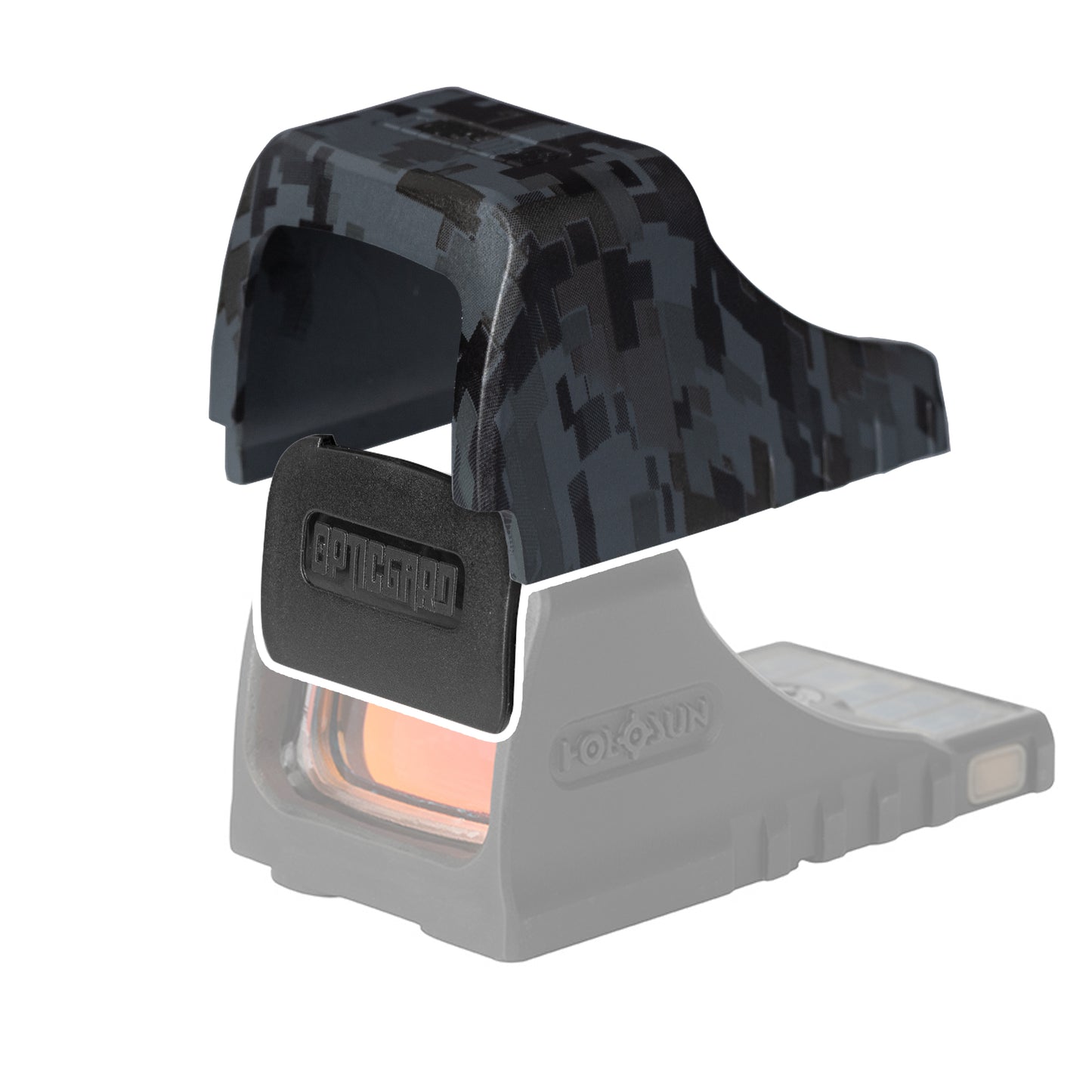 OpticGard Scope Cover for Holosun® SCS MOS Gunmetal Gray Camo