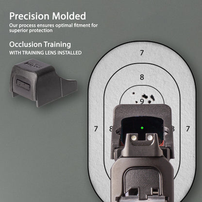 OpticGard Scope Cover for Holosun® SCS MP2 Navy Blue Camo With training lens for Occlusion training