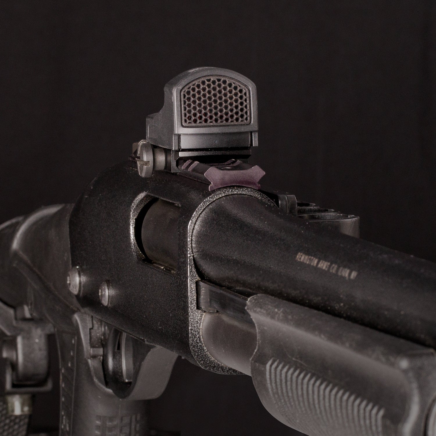 Black Optic Scope Cover with GlareGard Killflash Lens Installed for Burris® Fast Fire 3
