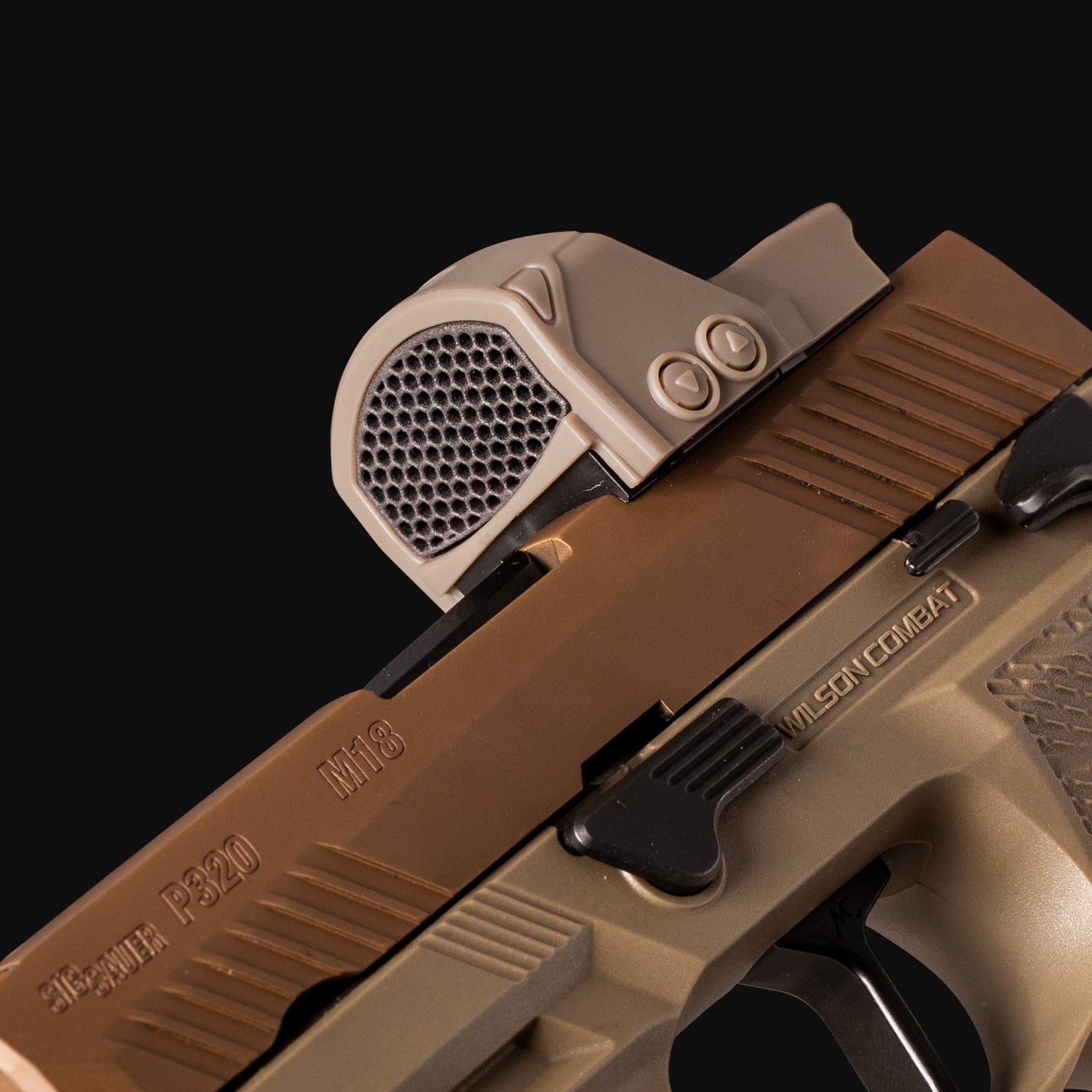 FDE Optic Scope Cover with GlareGard Killflash Lens Installed for SIG SAUER® ROMEO1PRO