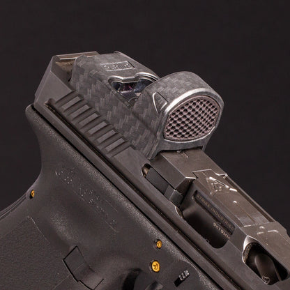 Carbon Fiber Optic Scope Cover with GlareGard Killflash Lens Installed for Vortex® Venom