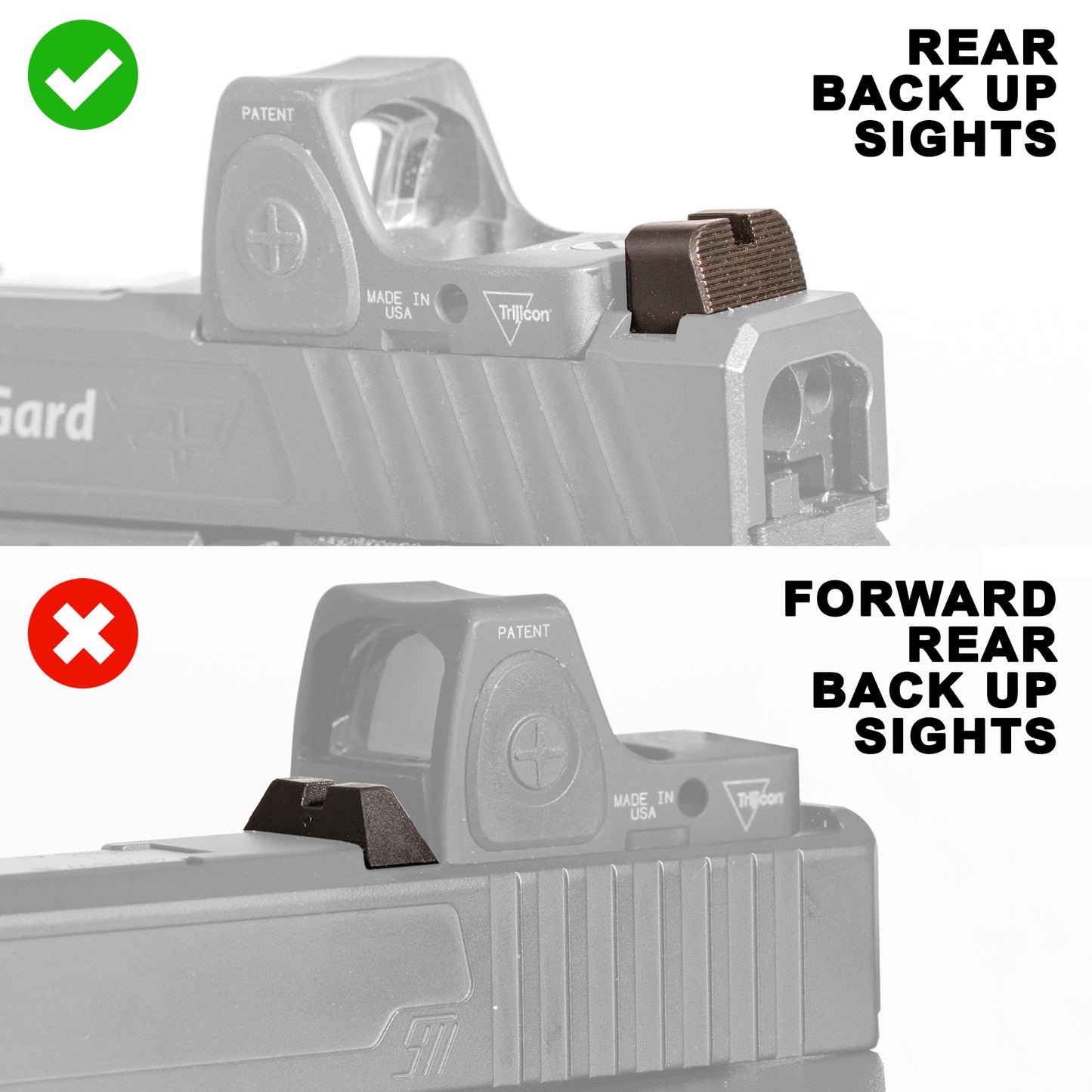 OpticGard Scope Cover for Trijicon® RMRcc