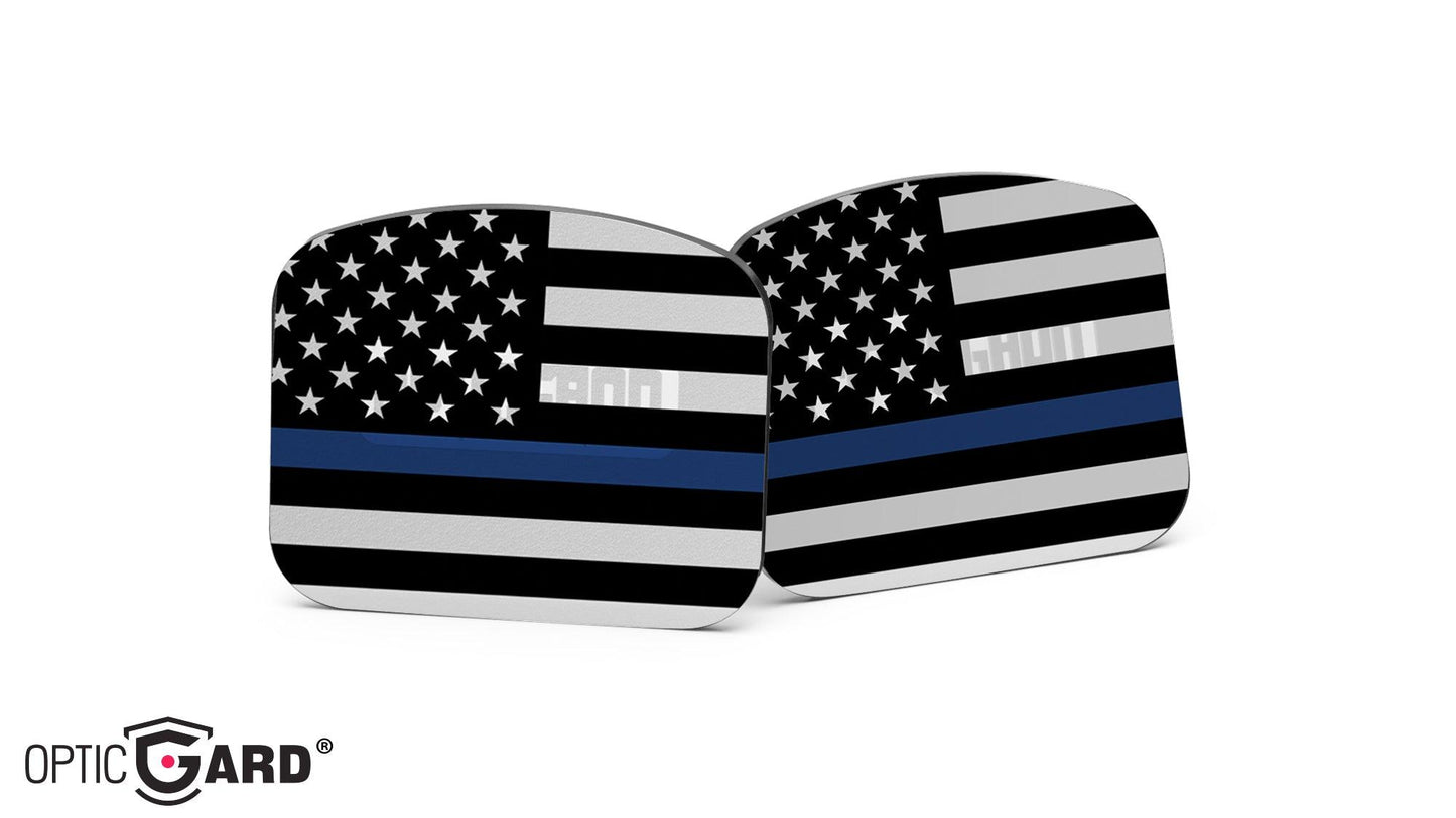 Holosun® 510C Thin Blue Line Flag Lens Caps for the Scope Cover