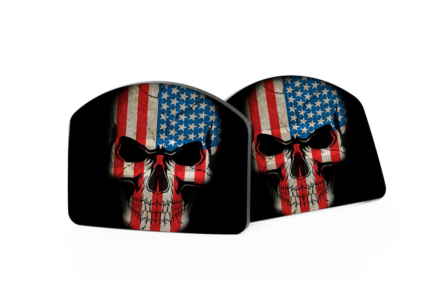 Trijicon RMR US Flag Skull Lens Caps by OpticGard