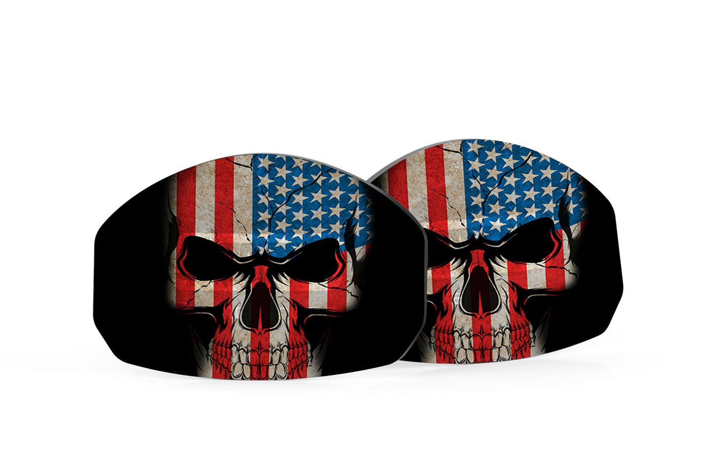 Vortex Venom US Flag Skull Lens Caps by OpticGard